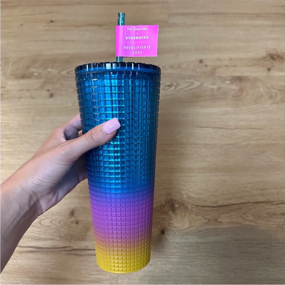NWT Starbucks + Tim Singleton Pride Venti Tumbler - Picture 1 of 2